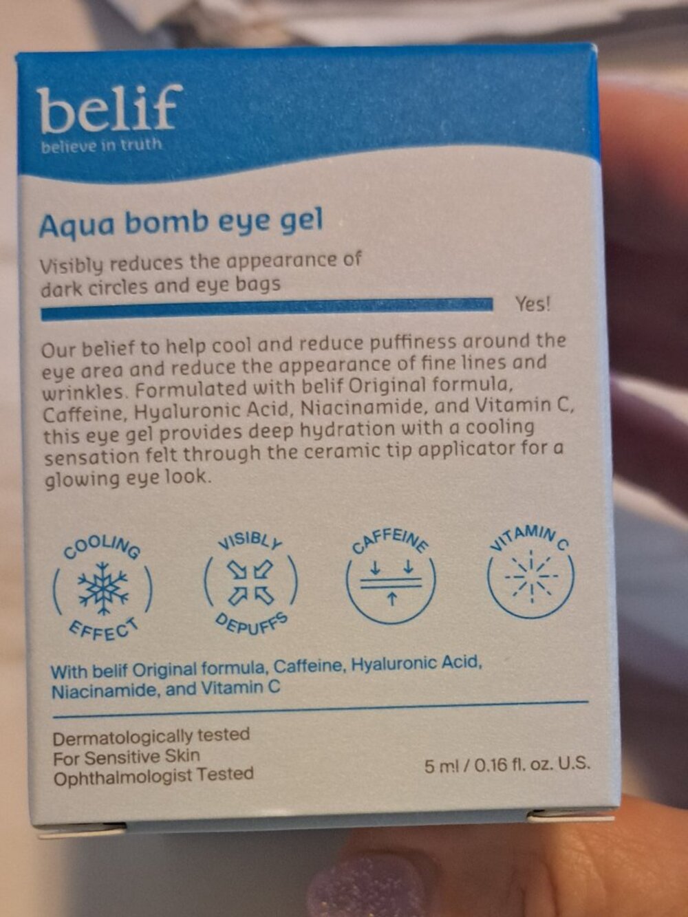 BELIF AQUA BOMB EYE GEL